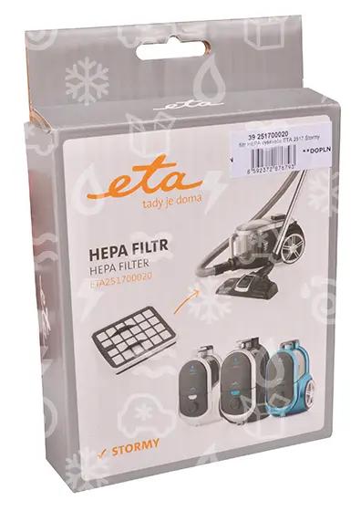 filtr HEPA vysavače ETA 2517 Stormy